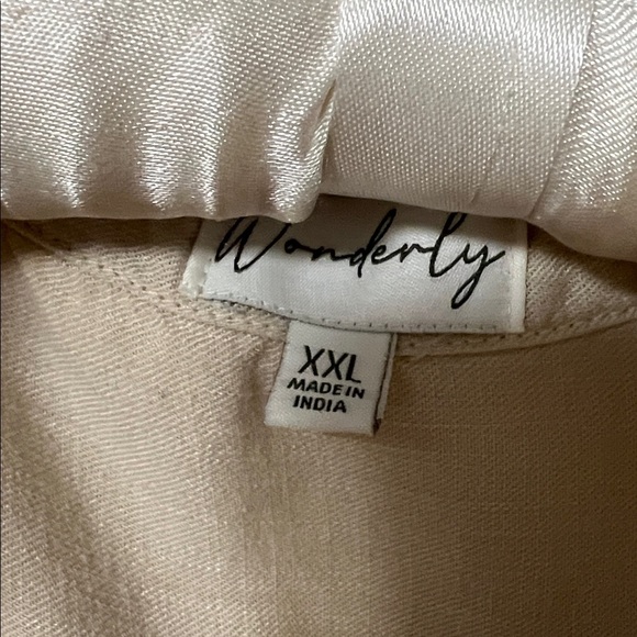 Wonderly Cream Button-Up Shirt - Picture 3 of 3